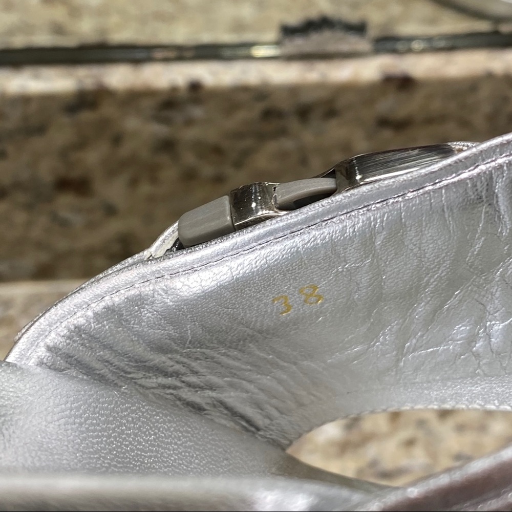 Prada Silver Women's Sandals - Picture 5 of 6